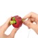 Wooden lacing "Funny caterpillars", 14 items