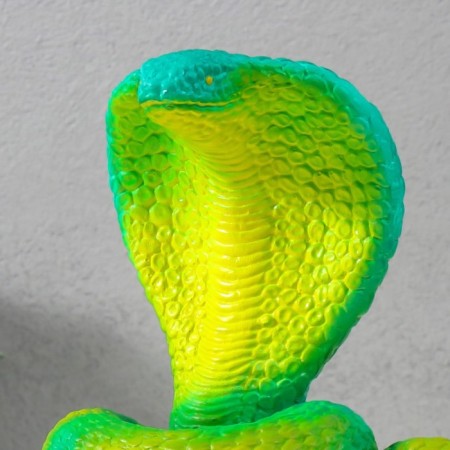 New Year's figure "Cobra on the chest" 20 x 17 x 12 cm.-5