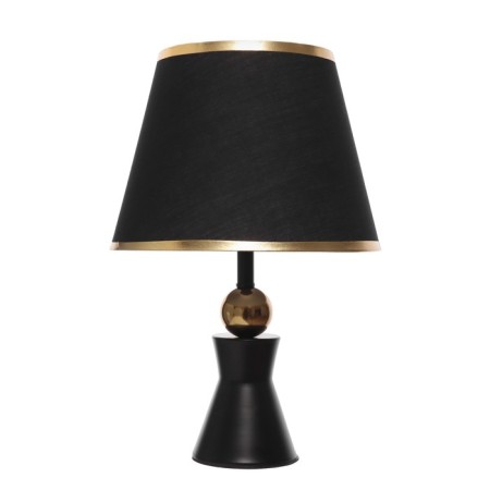 Ansi table lamp E27 40W black and gold 23x23x40 cm-5