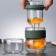 Portable tea service in a case, cover 15 x 8 cm
