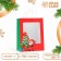 Gift package with the window "Santa Claus" 26 x 35 x 16 cm, red