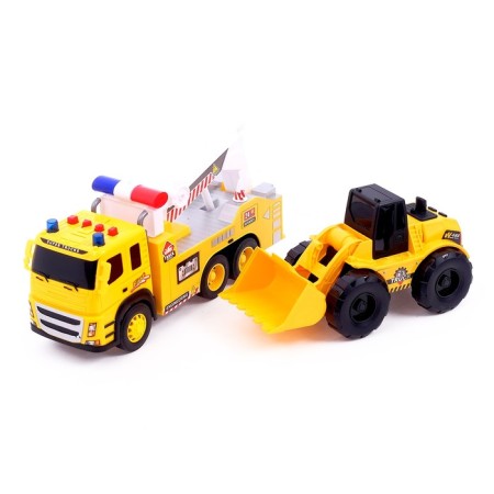 The inertial "tow truck" with a tractor, light effects-3