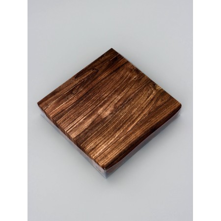 Cookie box, confectionery packaging, "better than nothing", 15 x 15 x 3 cm-3