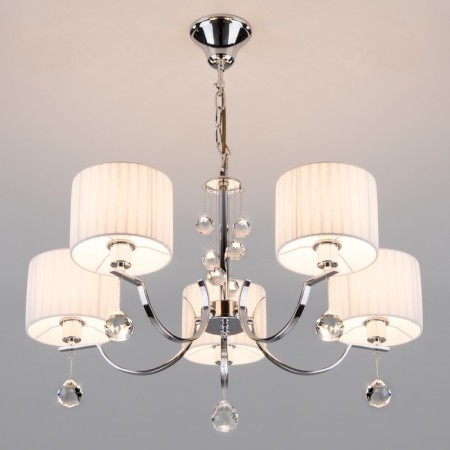 Napoli chandelier, 5x40W E14, chromium color-1
