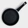 The frying pan “Elite”, d = 24 cm, plastic handle, glass cover, anti -stick coating, black color