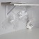 Garland “thread” 2 m with nozzles “Matova Snowflake”, IP20, transparent thread, 36 LED, white glow, 220 V