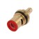 Kran-Buks 102115, 1/2 ", square, 7 x 7 mm, 90 degrees, short rod, brass