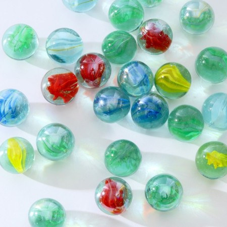 Decor Glass "Balls with a pattern" (250 gr) mix-1