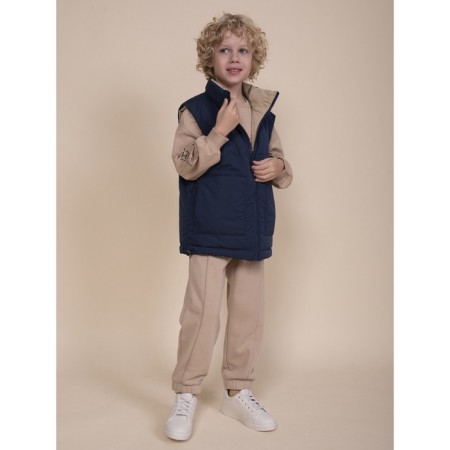 Sweatshirt for boys, height 134 cm, sandy color-13