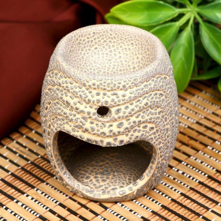 Aroma lamp ceramics "Texture" mix 8x6.5x6.5 cm-1
