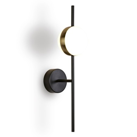 Bra Mantra Cuba, LED, 8W, 600LM, 3000K, 180x140x500 mm, black color