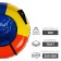Winter Star tubing-vatter, Czech diameter 100 cm, Mix color