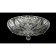 CRISTIC CRISTAL LUX, DENIS 1552/104, E14, 4x40 W, 18x40x40 cm, Color Chrome