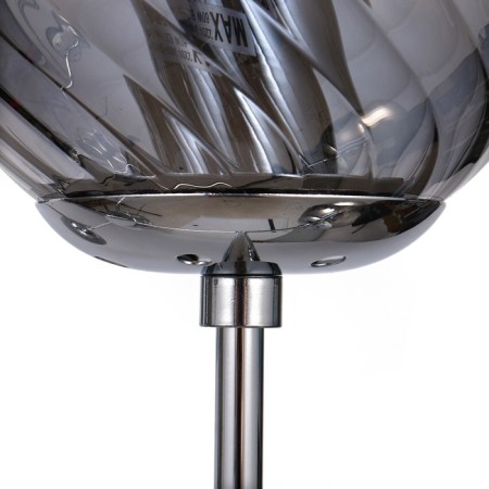 Люстра 65801/6 6х60W E27 хром/дымчатый 75х75х56 см-6