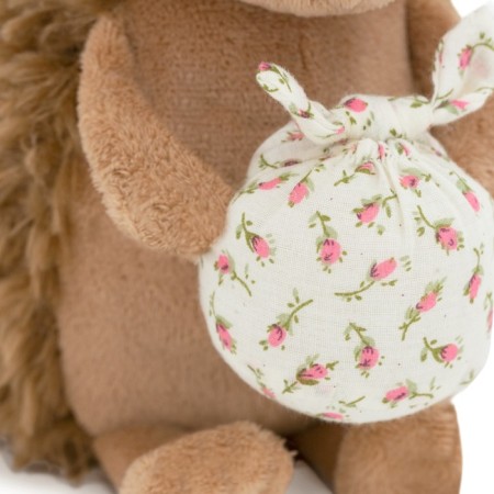 Soft toy "Hedgehog Kolyunchik" with a knot, 15 cm-5
