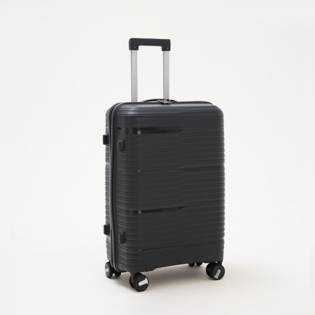 Middle suitcase 24 ", lightning department, code castle, 4 wheels, dark gray color-1