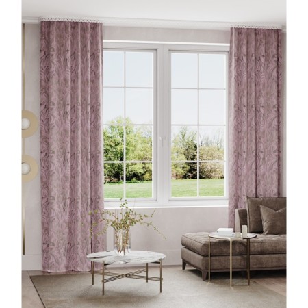 Curtain "Caprice", size 200x260 cm, pink color