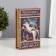 Safe-book wood, leatherette "cat in the bath. Pension plan" 21x13x5 cm