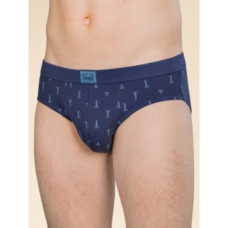 Male panties, size l, dark blue color, jeans, 2 pcs-1