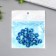 Beads for creativity plastic "Marble. Sapphire" d = 1.2 cm set 20 grams