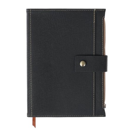 Organizer A5, 120 sheets in a cage, with a knife, with a pocket, PVC cover, mix-1