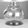 Astori table lamp E27 40W silver 31x31x50 cm Risalux