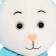 Soft toy Bunny Snowball with long ears in a scarf, 20 cm