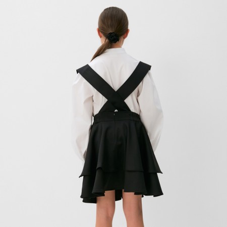 Сарафан для девочки MINAKU, цвет чёрный, рост 140 см-4