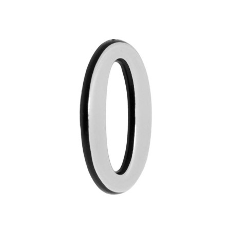 The door number "0" tundra, plastic, chromium color, 1 pc.-1