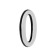 The door number "0" tundra, plastic, chromium color, 1 pc.