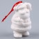 A set of Christmas tree decorations for coloring, 4 pcs. "Magic" with a suspension, brush