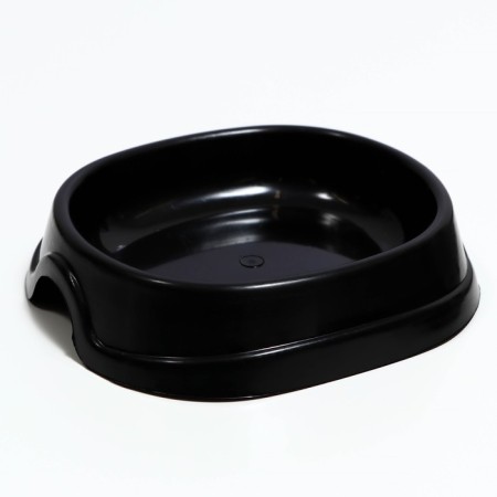 Bowl No. 1 "nulevka" 200 ml, 13.5 x 12.5 x 3 cm, black