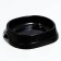Bowl No. 1 "nulevka" 200 ml, 13.5 x 12.5 x 3 cm, black