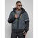 Male winter ski costume, size 48, dark gray color