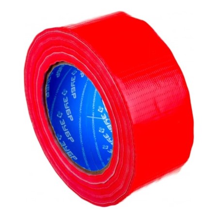 Reinforced tape "Zubble" Professional 12090-50-50, red, moisture-resistant, 48 mm x 45 m-2