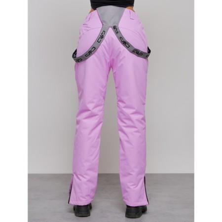 Semi -combinezone ski insulated female winter, size 48, pink color-7
