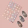 Nail stickers 8*6cm snowflakes Z-A1186 Red/Sin/Bel volume Subway qf