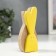 Ceramics souvenir, Easter rabbit tree 13.8x2.8x6.6 cm