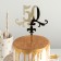 Topper for the cake "50", 13 × 18 cm, color gold