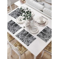 A set of napkins for setting the table 
