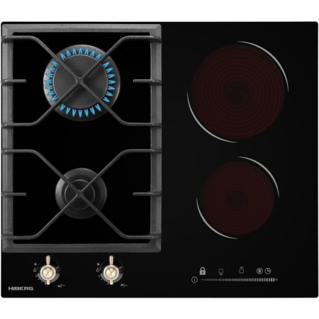 Hoberg VM 6020 B hock surface, combined, 4 burners, black-1