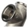 The STOUT SFT-0020-000001, 1 ", internal/internal thread, nickelled brass