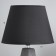 Alberte table lamp E27 40W gray 25x25x36cm Risalux