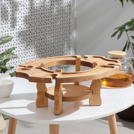 ADELICA-40 × 30 × 18 cm, birch birch table and wine-3
