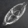Glass Mengitsa "Rook", 20 × 8 × 4.5 cm