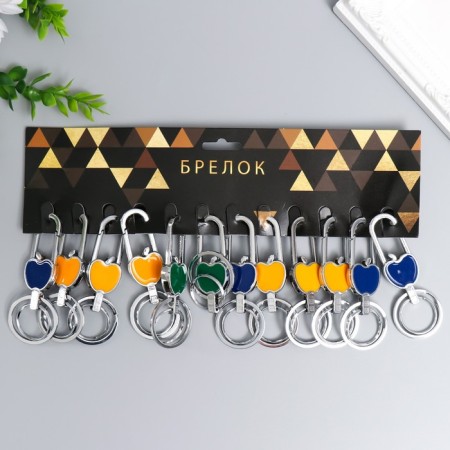 Metal keychain "Carabine. Apple" mix 3x0.6x8.5 cm-3