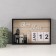 Souvenir wood wall calendar "houses" 30x20 cm