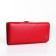 Women's wallet on magnet, red color