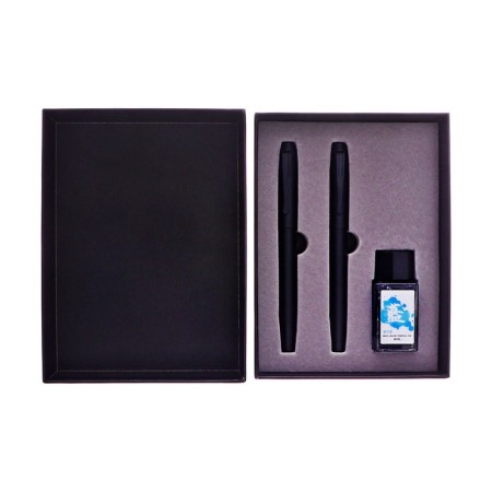 Gift pens 2 pieces in Giving Box (Roller and Puff) with ink 18 ml-2