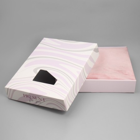 Gift box for bedding, packaging, “texture”, 47 x 37 x 8.8 cm-3